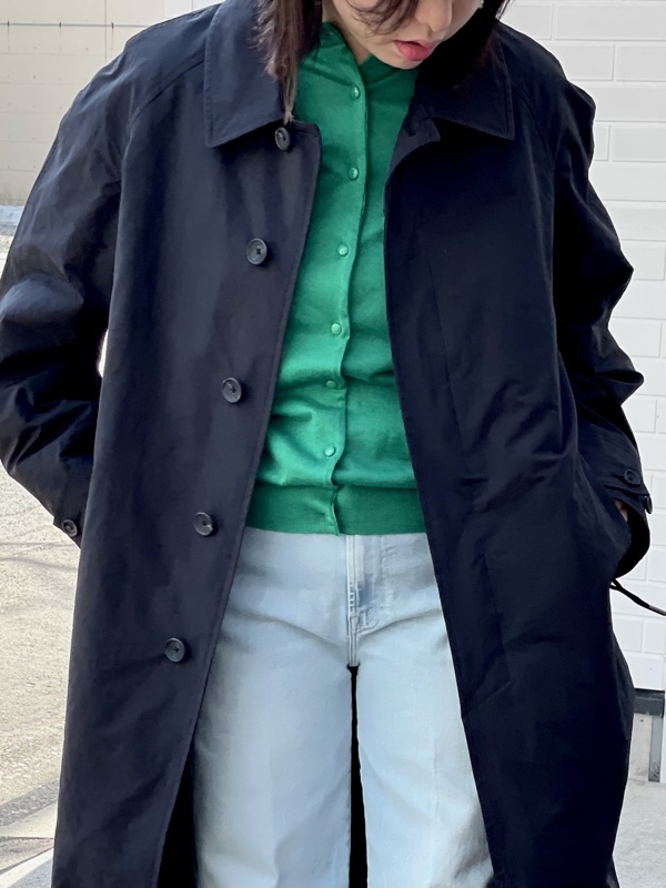 SCYE】名品 “P/N Powdery Taffeta Balmacaan Coat” | CIENTO BLOG