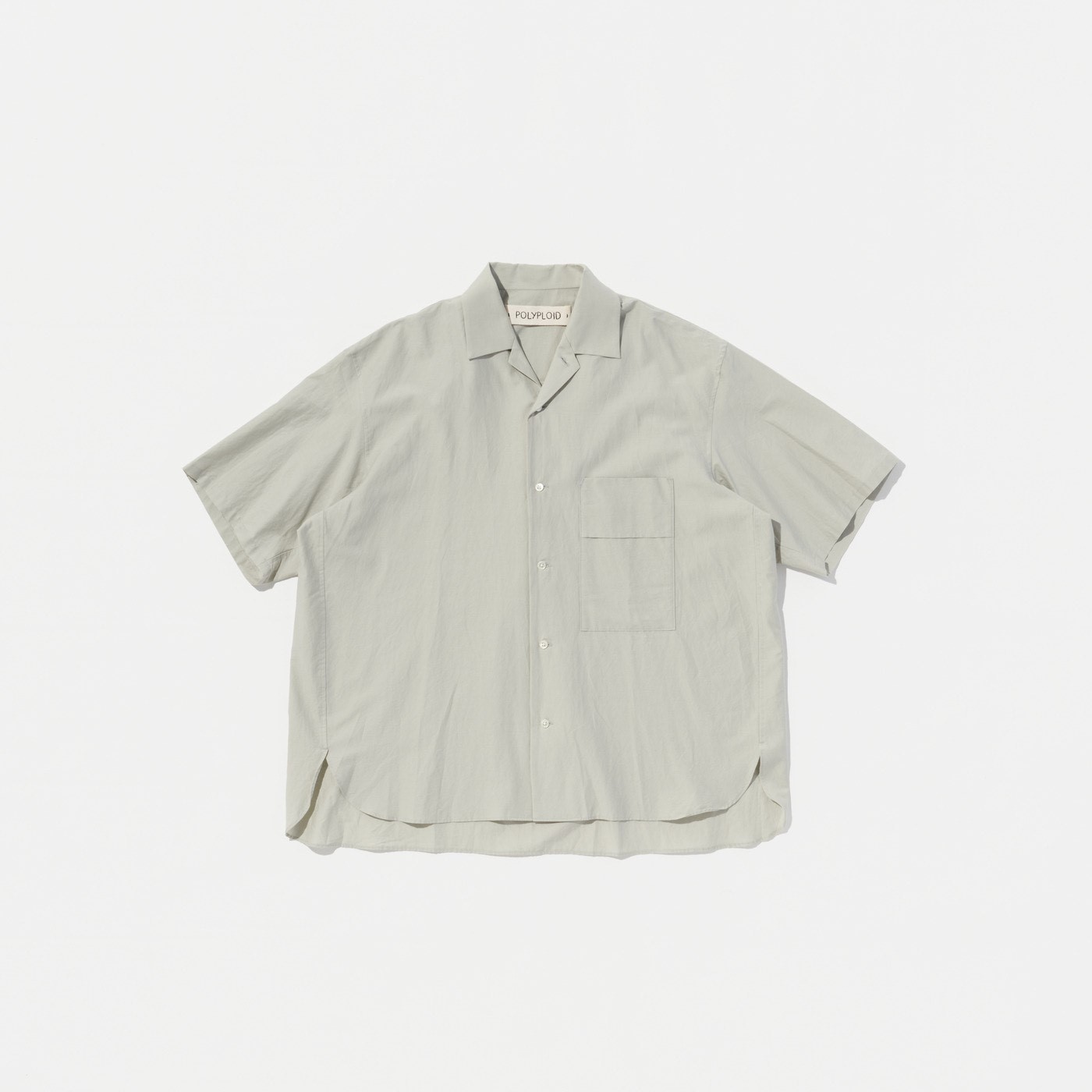 【POLYPLOID】- CAMP COLLAR SHIRT・OVERSIZE T SHIRT –