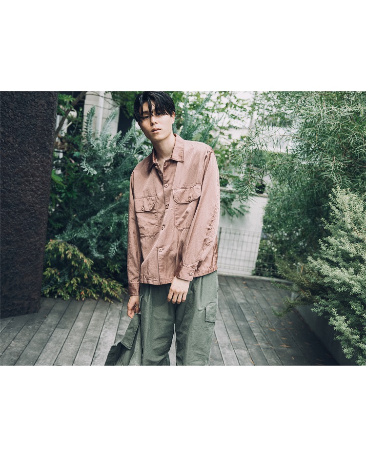 WEWILL ウィーウィル FATIGUE SHIRT ファティーグシャツ rose a