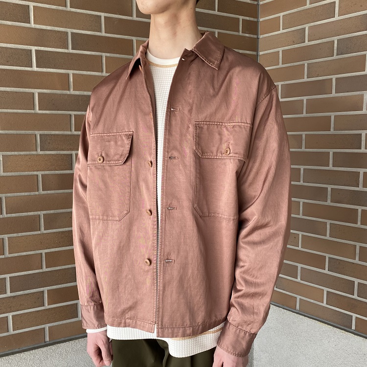 WEWILL ウィーウィル FATIGUE SHIRT ファティーグシャツ rose d