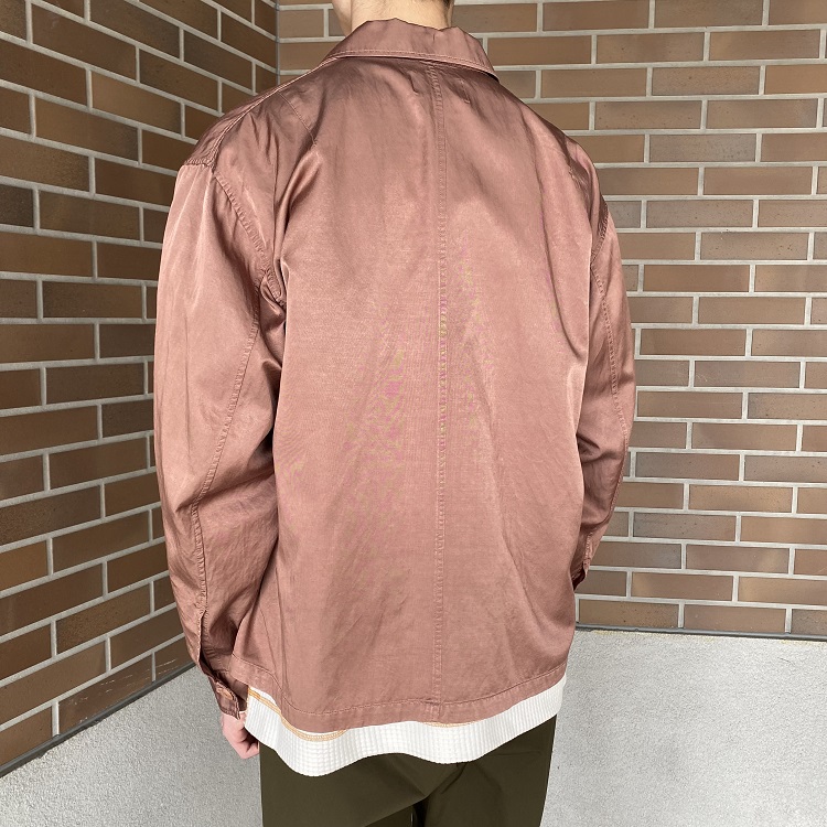 WEWILL ウィーウィル FATIGUE SHIRT ファティーグシャツ rose f