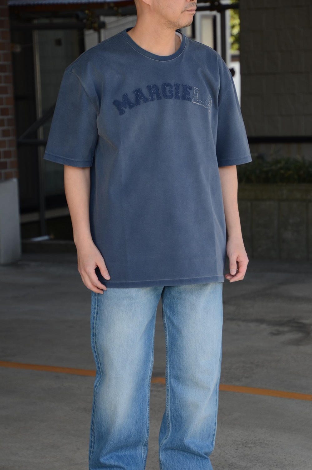 Maison Margiela メゾンマルジェラ ヘビージャージーロゴTシャツ