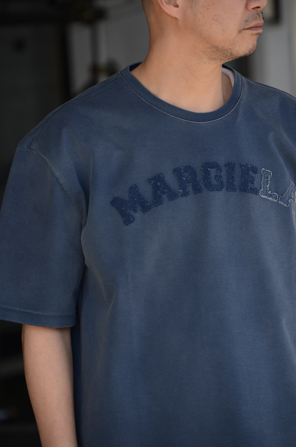 Maison Margiela メゾンマルジェラ ヘビージャージーロゴTシャツ