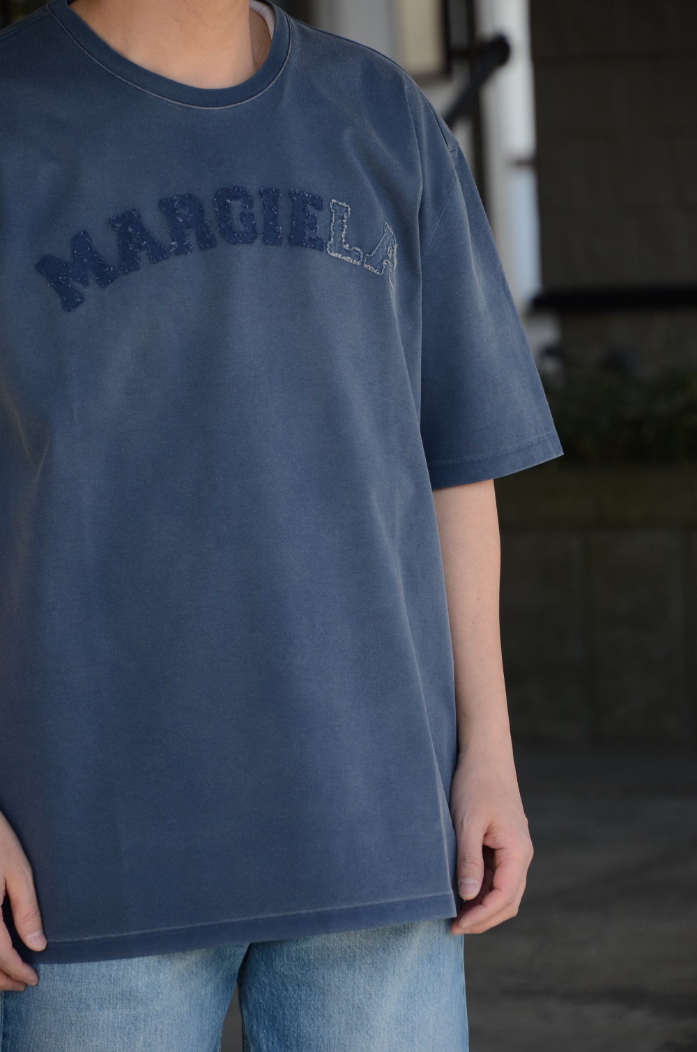 Maison Margiela メゾンマルジェラ ヘビージャージーロゴTシャツ