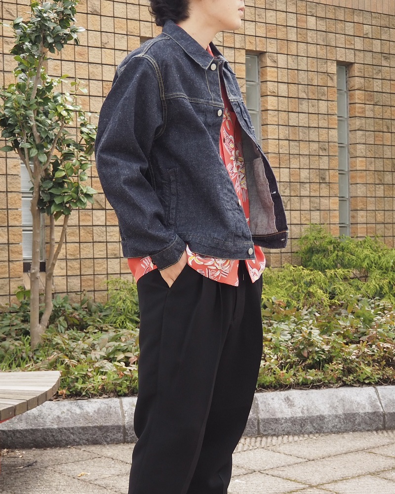 GOLD】11.5oz DENIM PLEATED BLOUSE | CIENTO BLOG
