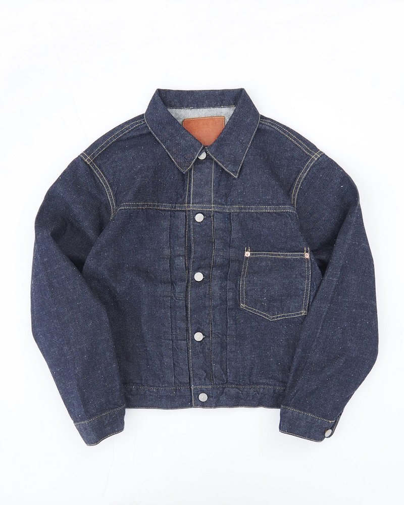ジャケット・アウター GOLD DENIM PLEATED BLOUSE WWII MODEL GOLD - 11.5oz. DENIM PLEATED BLOUSE WW II MODEL VINTAGE