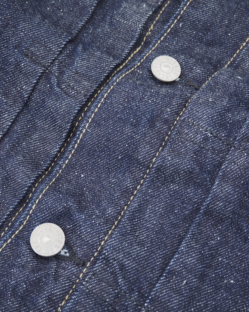 GOLD】11.5oz DENIM PLEATED BLOUSE | CIENTO BLOG