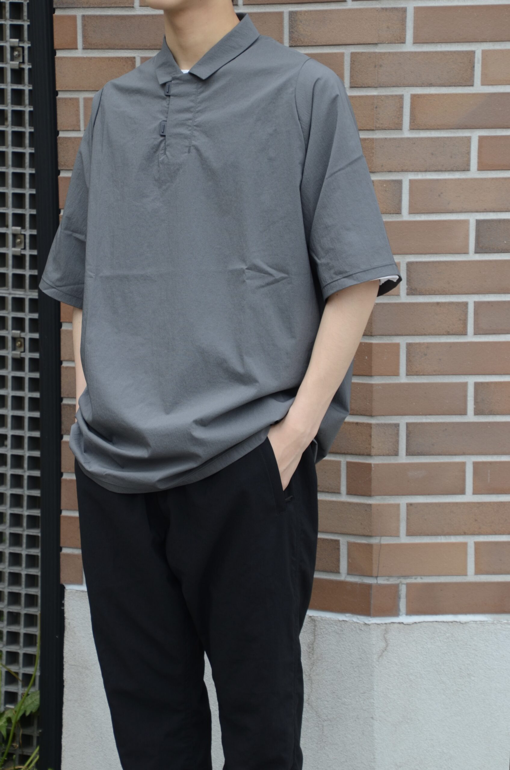 TEATORA CAPSULESNAP POLO SHIRT DR テアトラ