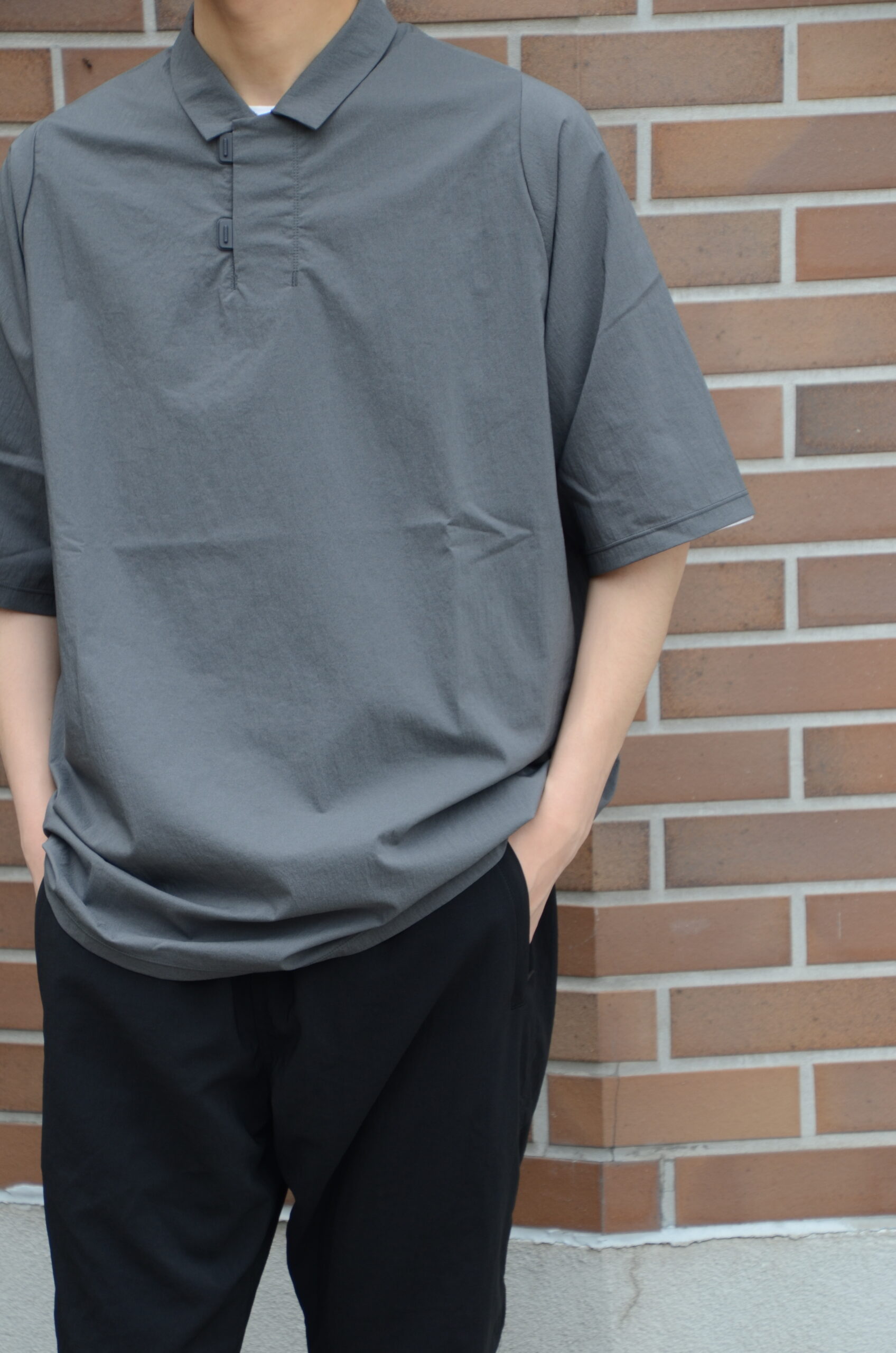 TEATORA】“CAPSULESNAP POLO SHIRT – DR” | CIENTO BLOG