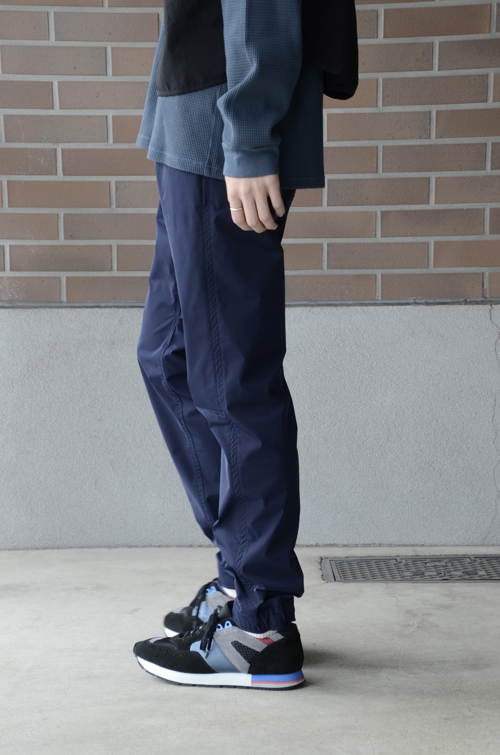 nonnative ノンネイティブ COACH EASY PANTS POLY JERSEY コーチ イージー トラックパンツ ジャージ ネイビー NN-P4529 EASY nonnative COACH WIND POLARTEC BLOG