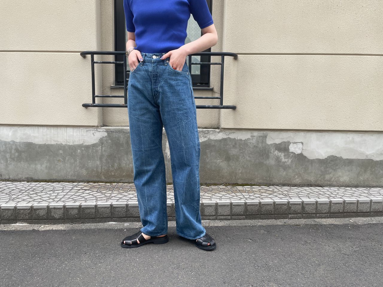 AURALEE denim pants 32 OVY JUN氏着用 AURALEE/オーラリー】SELVEDGE FADED HEAVY DENIM WIDE PANTS