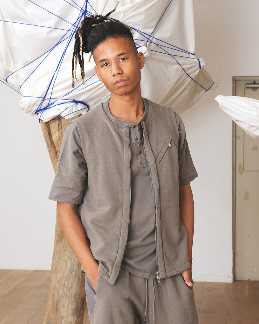 nonnative】 HIKER VEST COTTON SWEAT OVERDYED | CIENTO BLOG