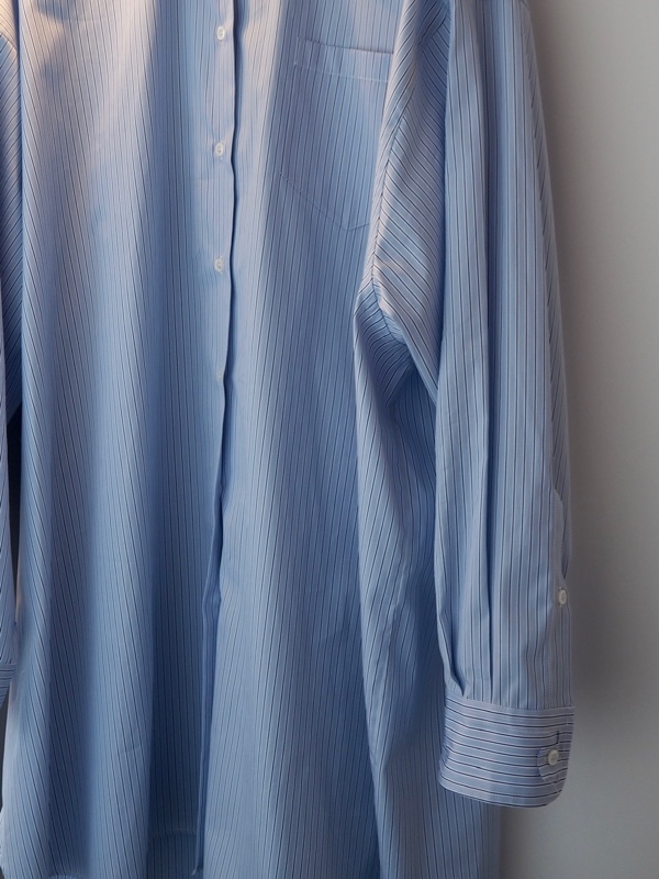 Maison Margiela】ブルーストライプのビックシルエットシャツ | CIENTO