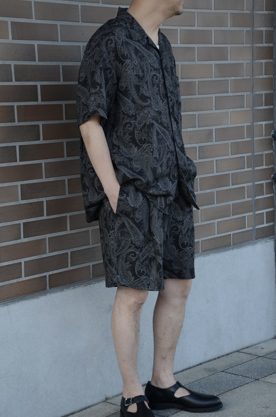 WEWILL PAISLEY BAGGY SHORTS - ショートパンツ・ハーフパンツ