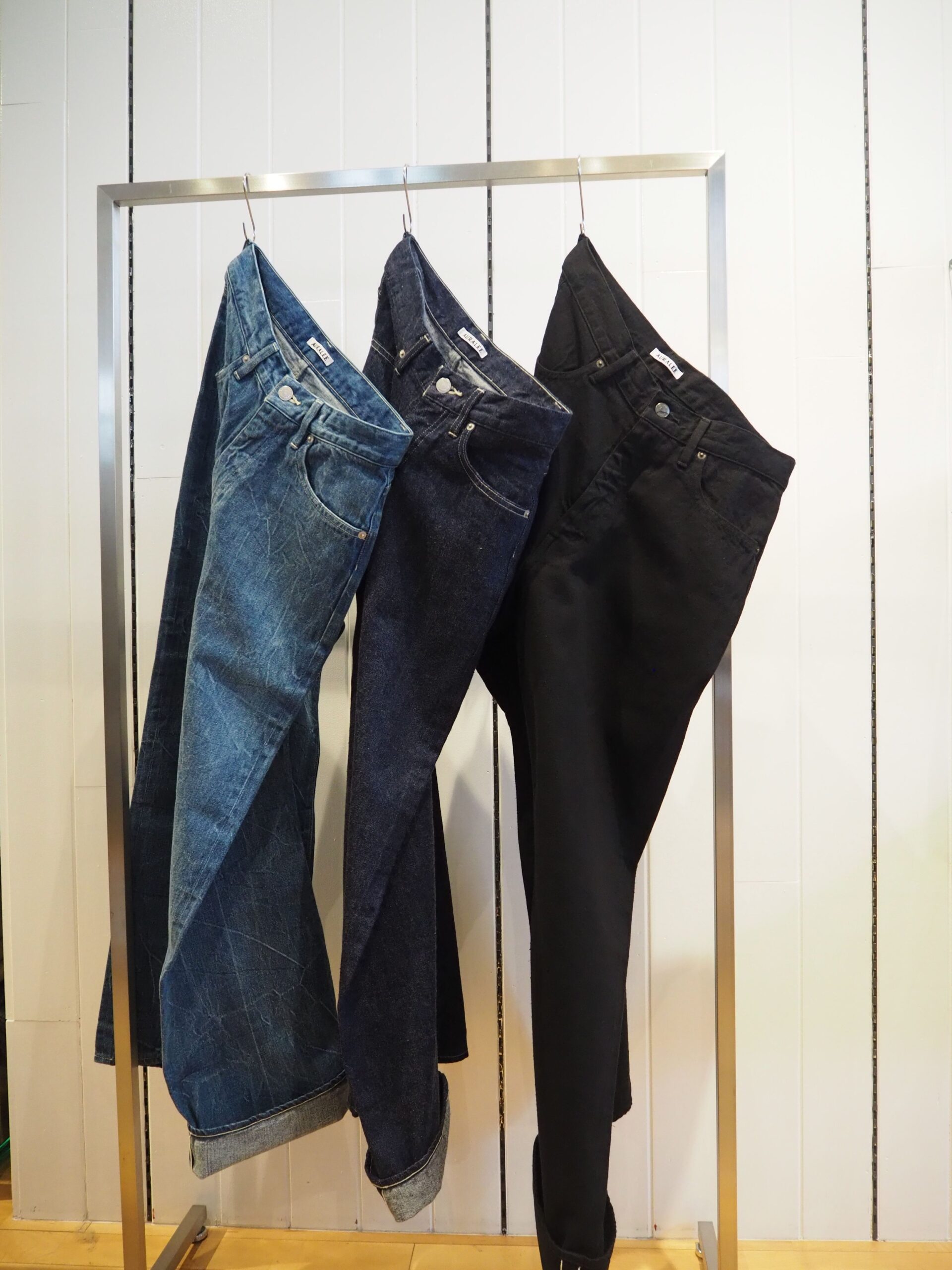 AURALEE denim pants 32 OVY JUN氏着用 AURALEE SELVEDGE FADED LIGHT DENIM PANTS – Chum!