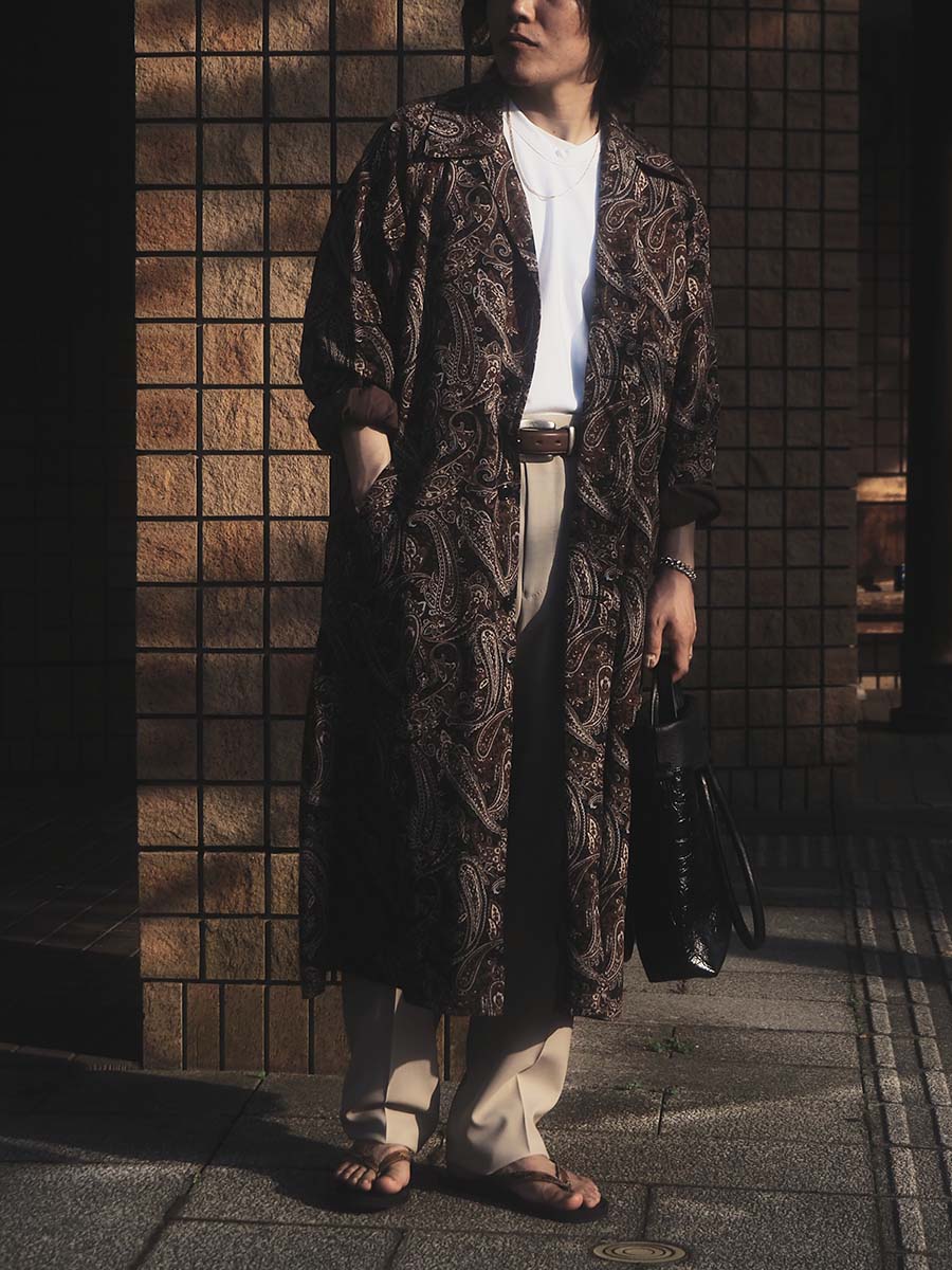 WEWILL】 PAISLEY LONG BALMACAAN COAT | CIENTO BLOG 