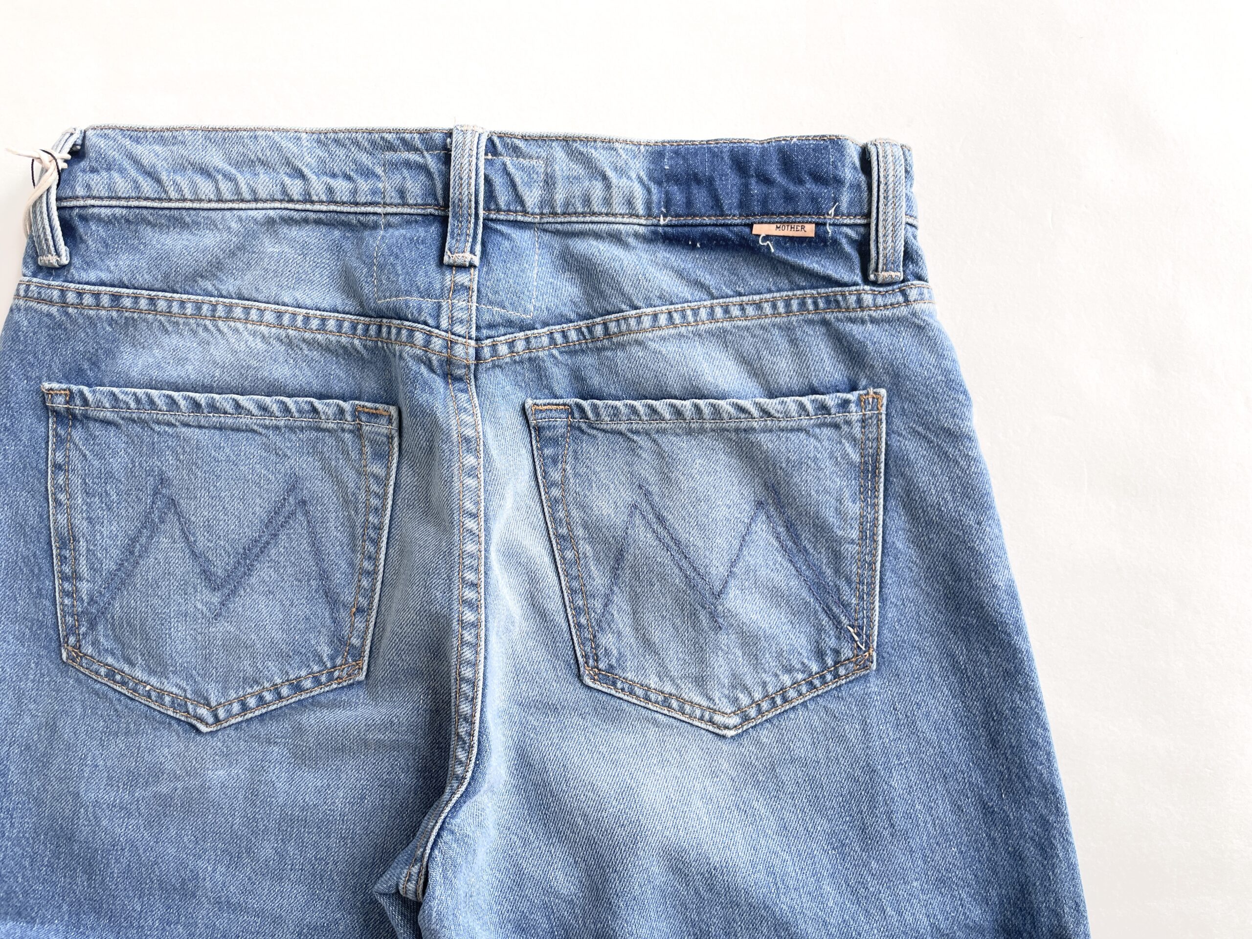 新品 MOTHER DODGER ANKLE ワイドデニム 25 ライトブルー MOTHER(マザー)｜THE DODGER ANKLE ワイドストレートデニム(GIT