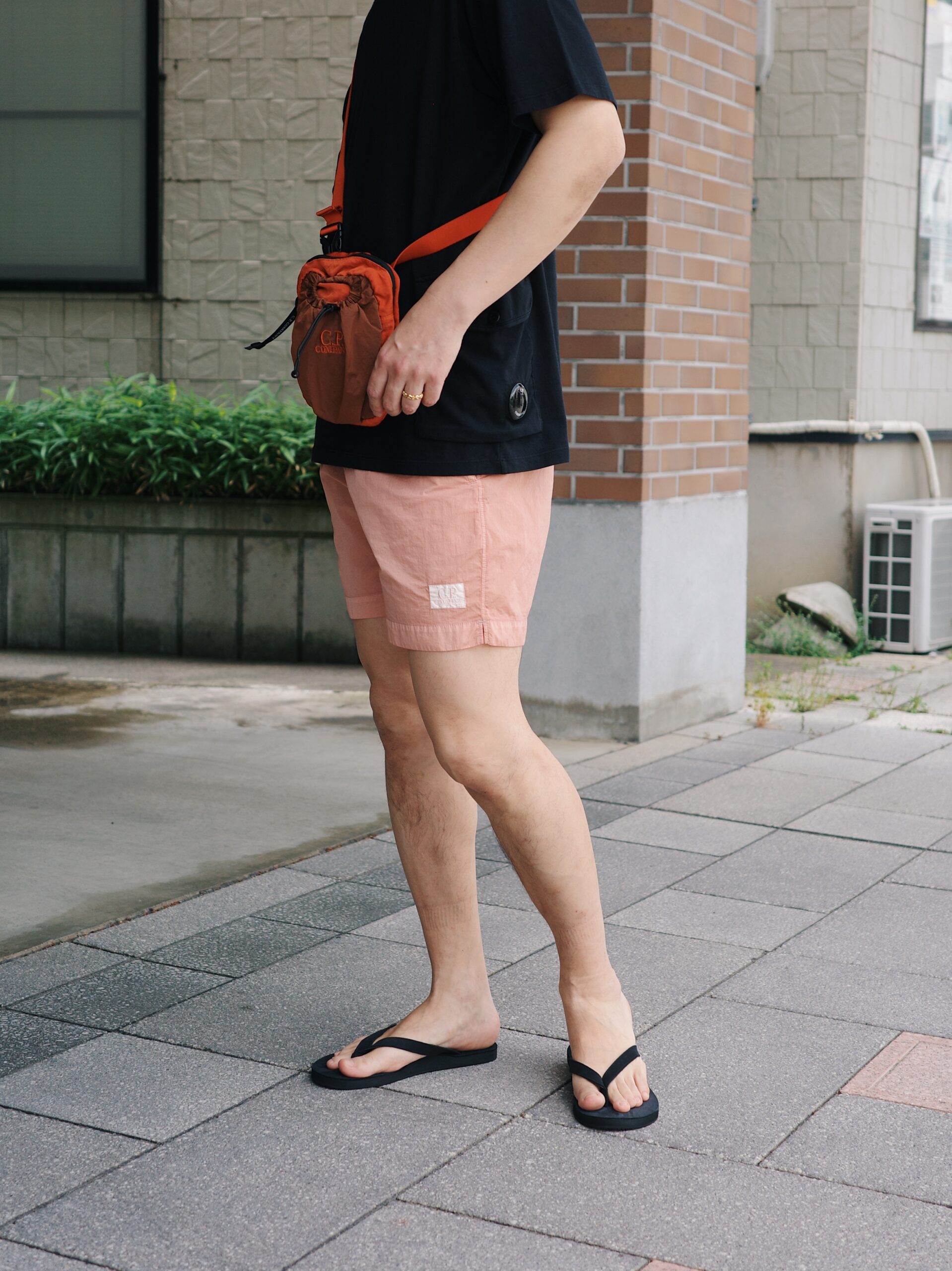 C.P. COMPANY / ECO-CHROME R SHORT LOGO SWIM SHORTS スイムショーツ 海パン 正規取扱店 公式通販 送料無料