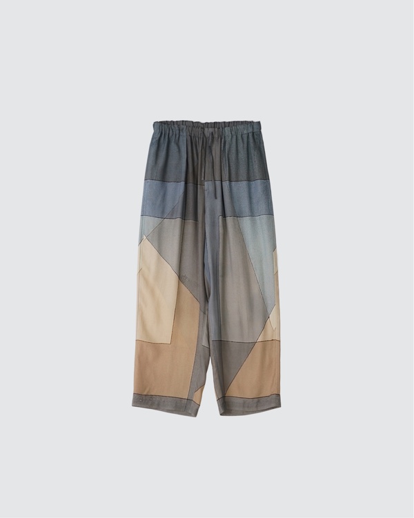 YOKE】23AW COLLECTION “PRINTED EASY WIDE PANTS” | CIENTO BLOG