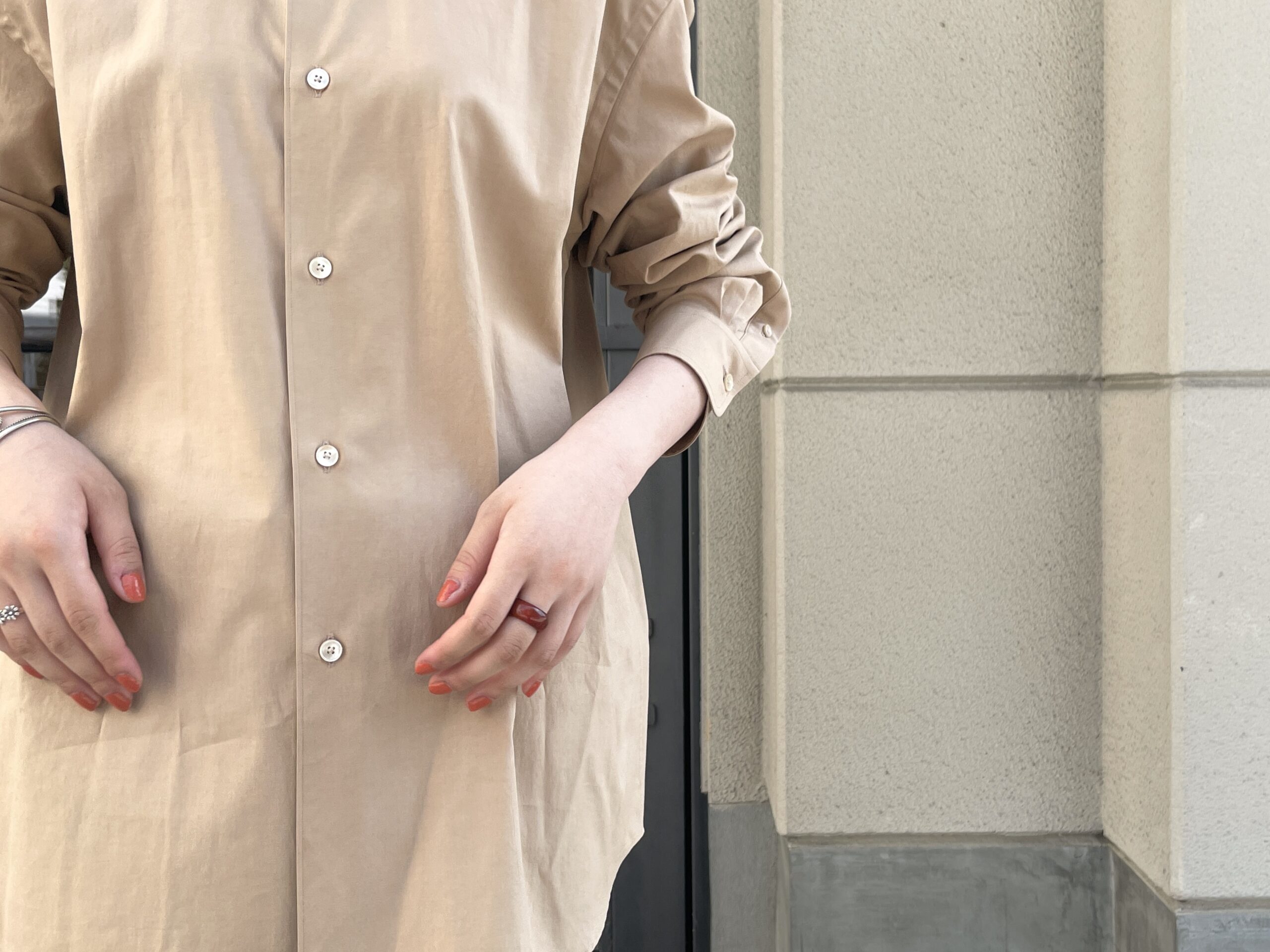 セール中AURALEE WASHEDFINX TWILL ONEPIECE AURALEE / WASHED FINX TWILL JUMPSUIT（Lady's/BLU