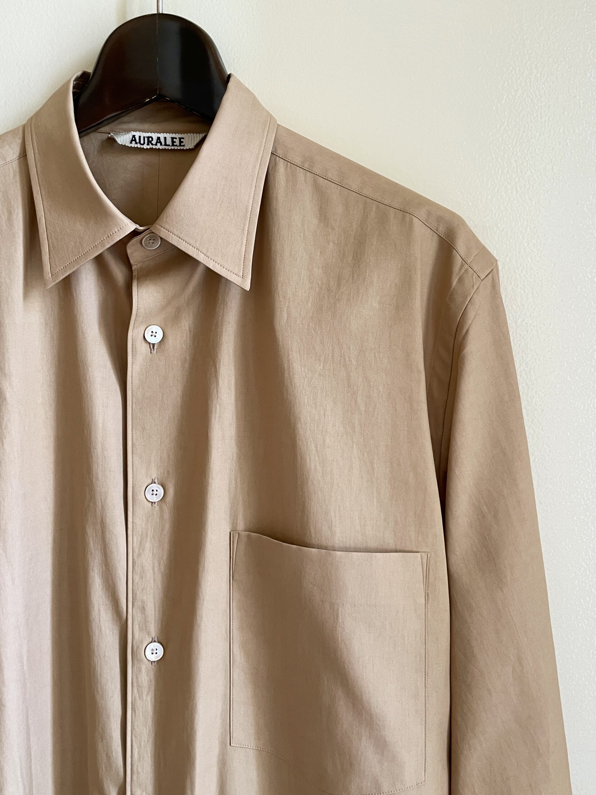 AURALEE】WASHED FINX TWILL ONE-PIECE | CIENTO BLOG