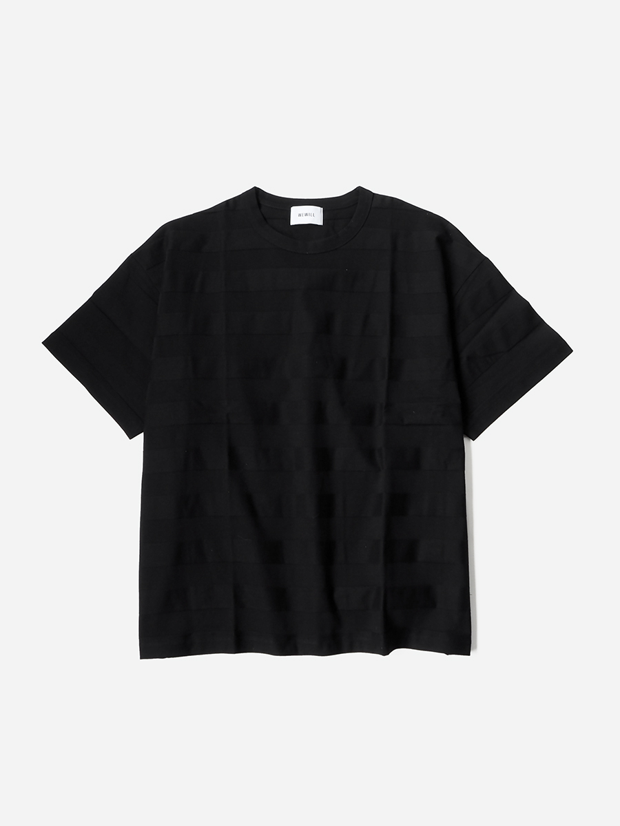 WEWILL ウィーウィル ATLAS T-SHIRT Black アトラス Tシャツ a