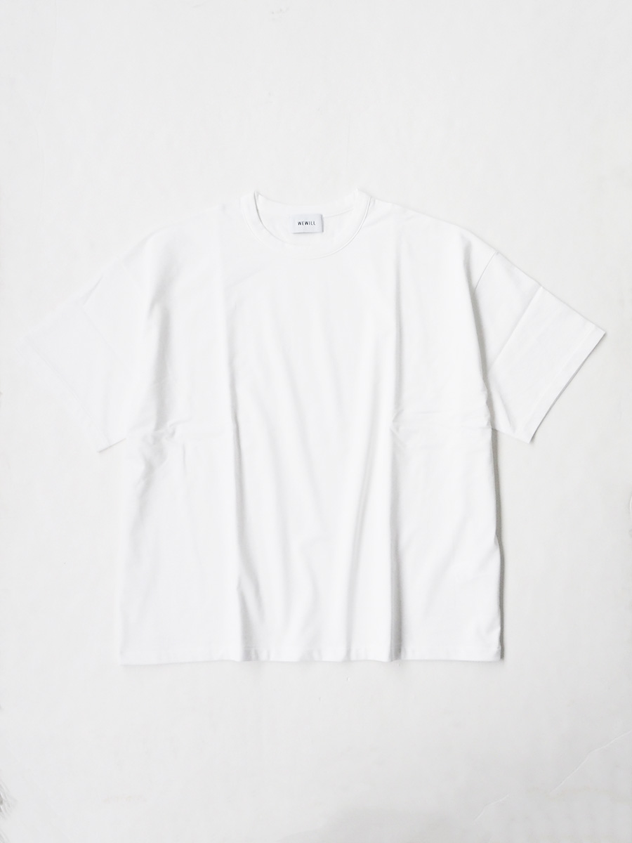 WEWILL ウィーウィル ATLAS T-SHIRT White アトラス Tシャツ a