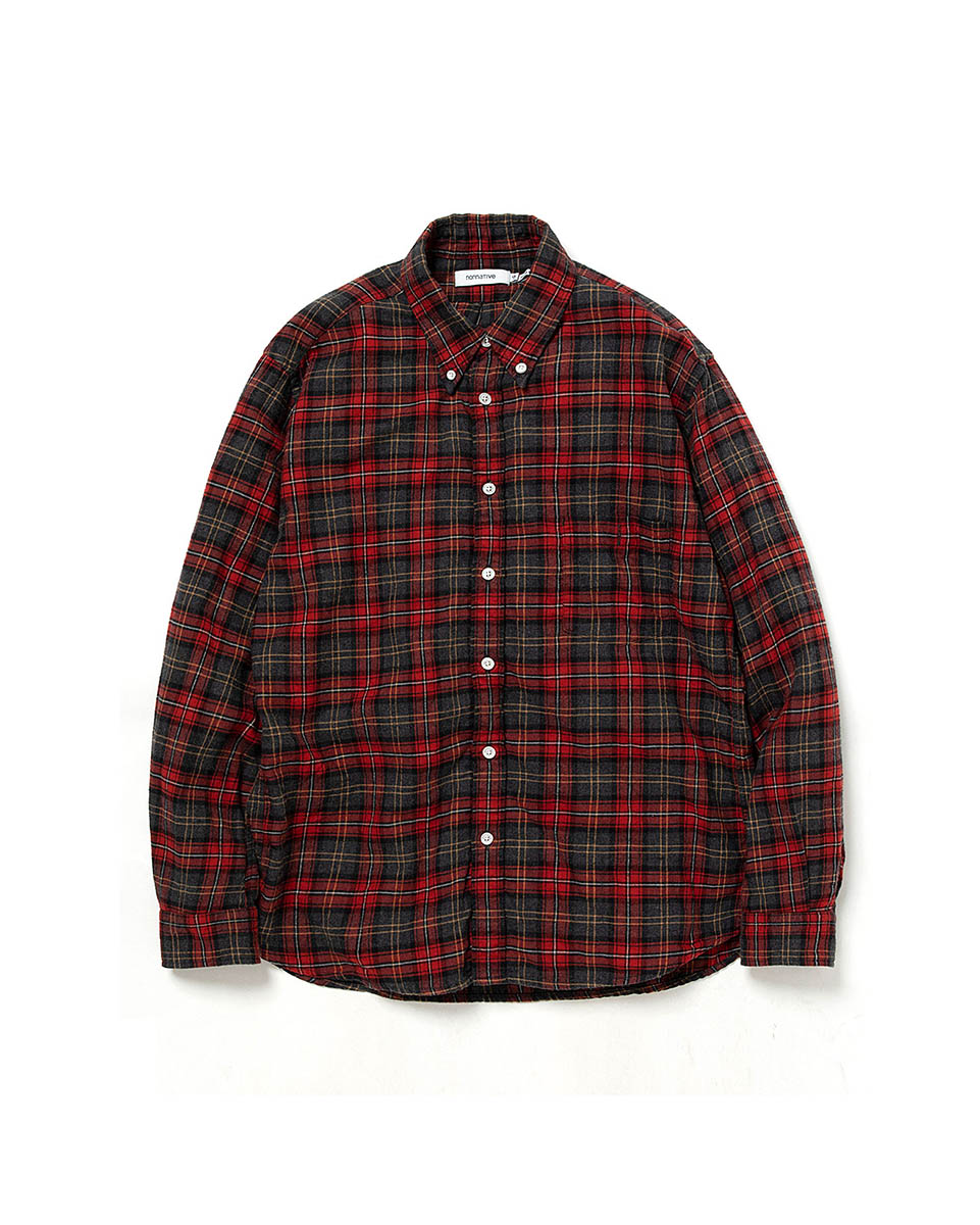 nonnative DWELLER B.D. SHIRT COTTON TARTAN CHECK