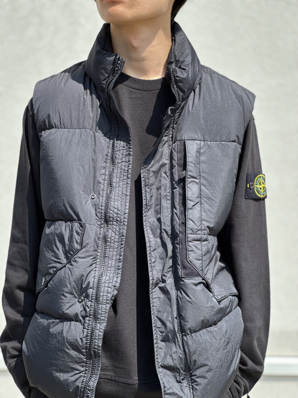 STONE ISLAND ストーンアイランド 781540723 SLEEVELESS REAL DOWN JACKET 通販 青森セレクトショップ