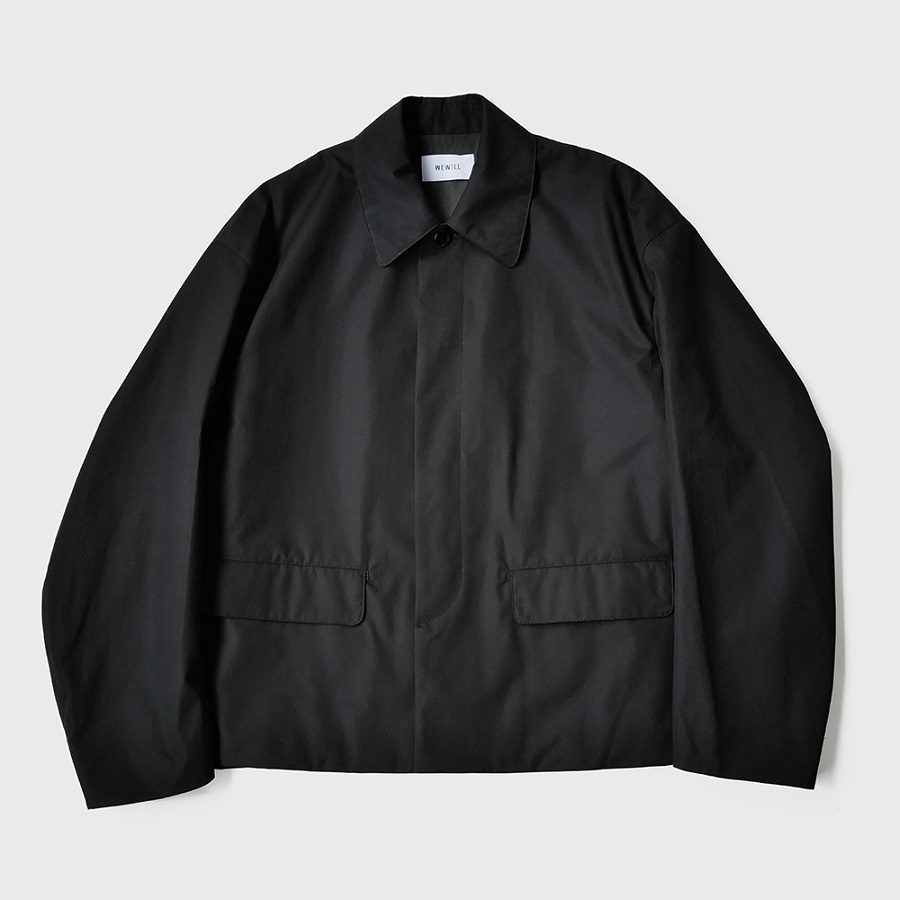 WEWILL ウィーウィル CROPPED BALMACAAN COAT