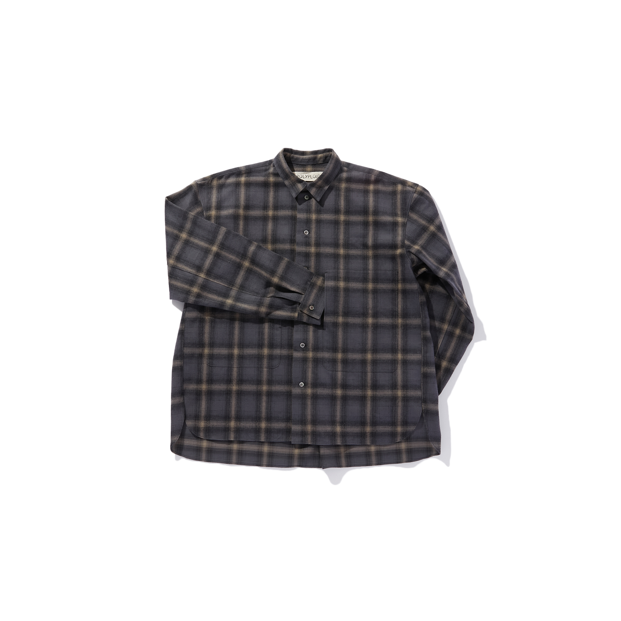 ジャケット・アウター POLYPLOID Bandcollar Wool Shirt Jacket POLYPLOID (ポリプロイド) SHIRT JACKET B / シャツジャケット B