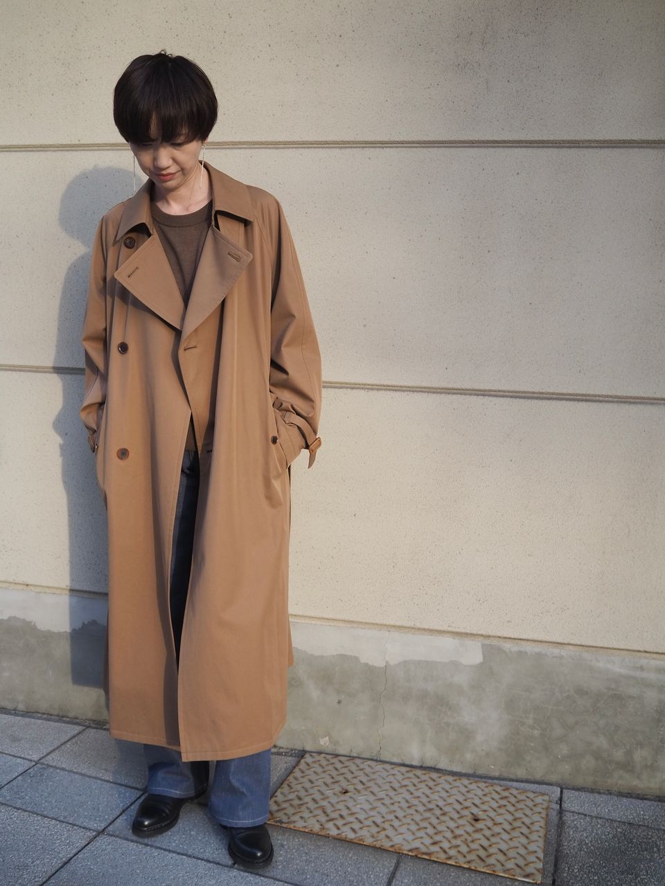 AURALEE】WASHED FINX CHAMBRAY TRENCH COAT | CIENTO BLOG 