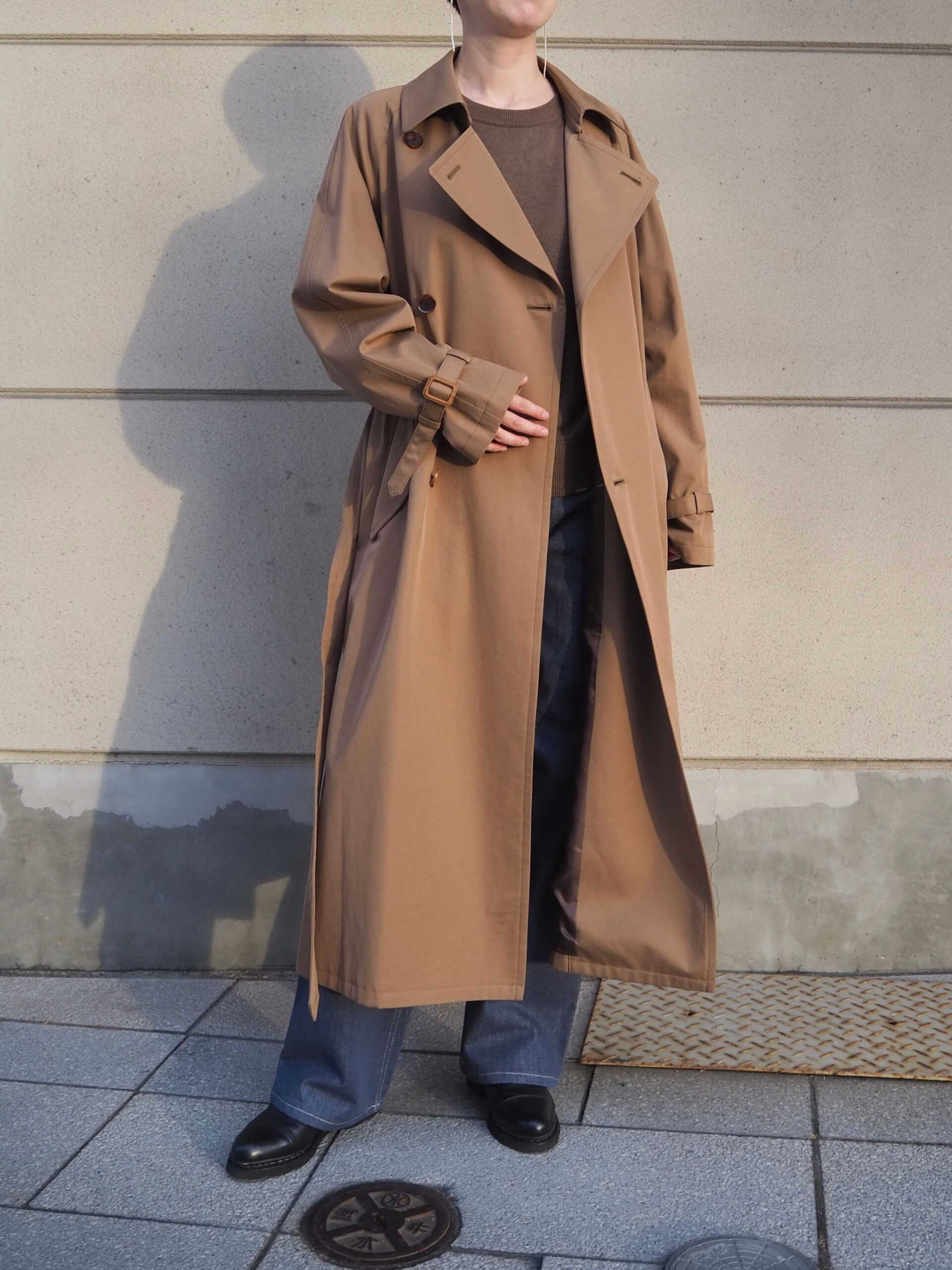 AURALEE】WASHED FINX CHAMBRAY TRENCH COAT | CIENTO BLOG 