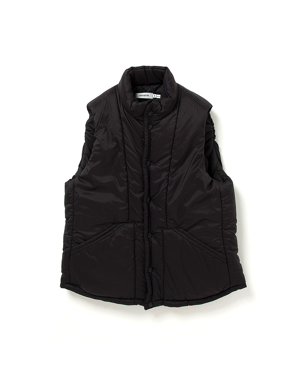 NONNATIVE◆ダウンベスト/1/ナイロン/BLU nonnative ベストの通販