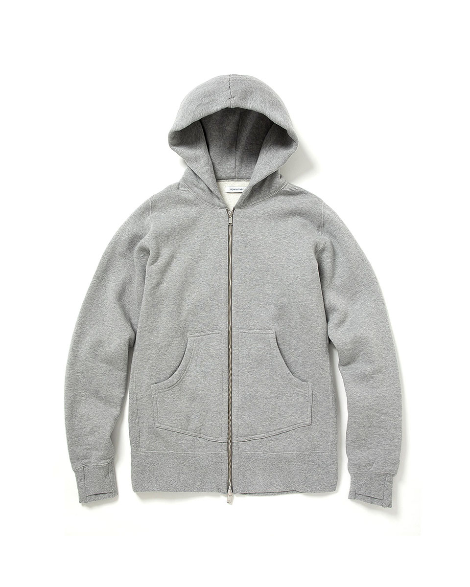 nonnative ノンネイティブ DWELLER FULL ZIP HOODY COTTON SWEAT H.GRAY パーカー