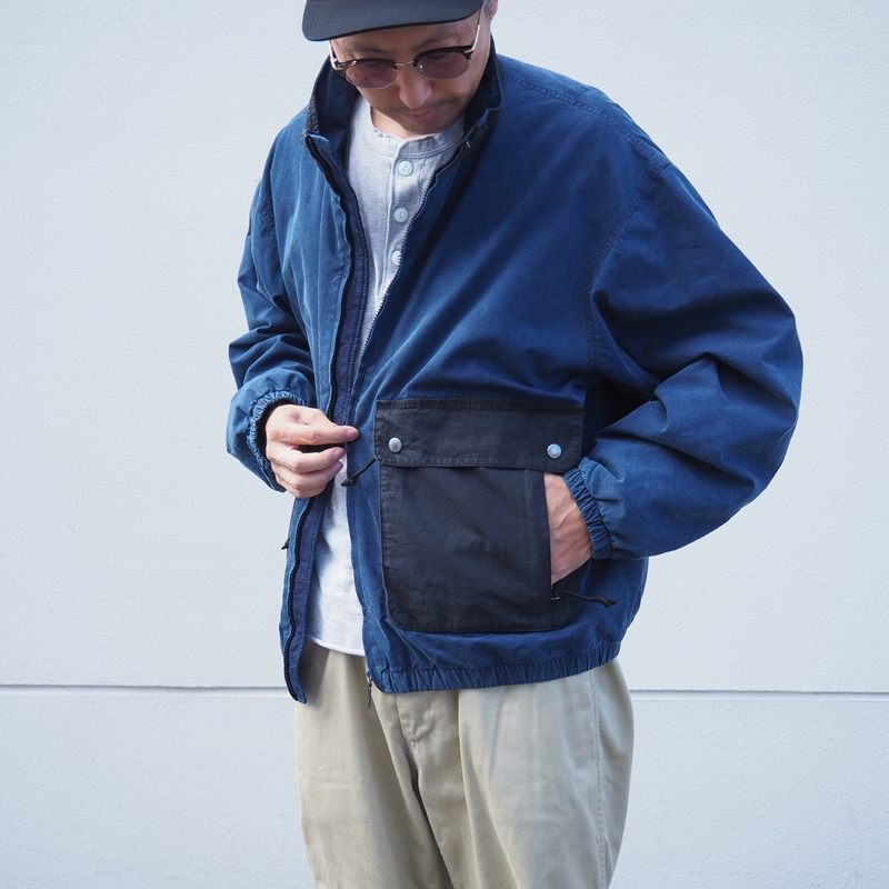 即完　いざ鎌倉 SSZ ナイロンロングジャケット ネイビー　AH 長谷川昭雄 即完 いざ鎌倉 SSZ ナイロンロングジャケット ネイビー AH