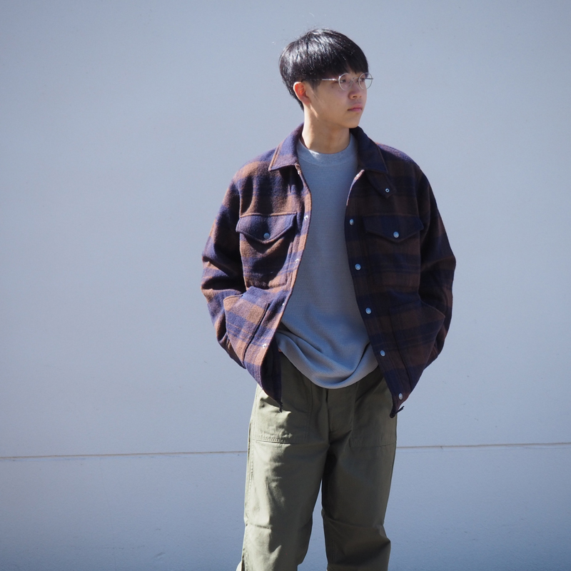 Wool Field CPO Jacket BROWN NP2367N northface purplr label ノースフェイス 　ナナミカ 　通販