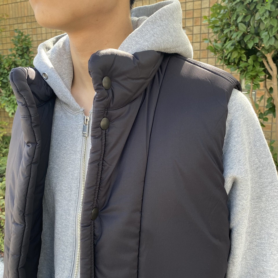 nonnative ノンネイティブ TROOPER PUFF VEST NYLON TAFFETA STRETCH ベスト BLACK