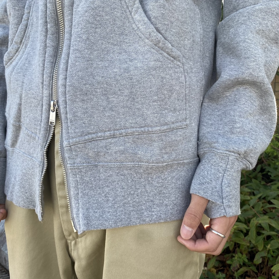 nonnative ノンネイティブ DWELLER FULL ZIP HOODY COTTON SWEAT H.GRAY パーカー