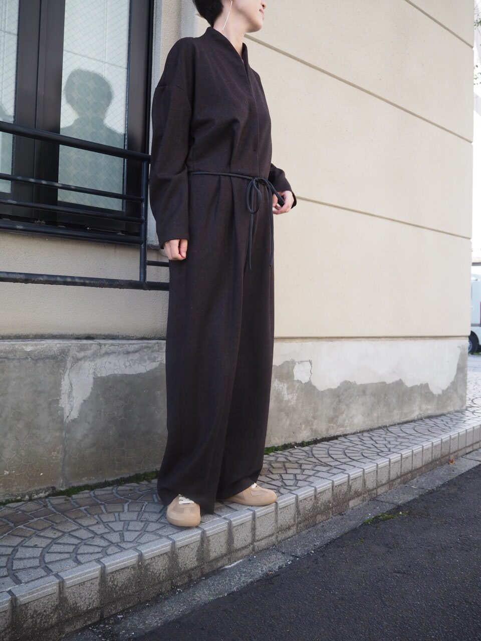 (23ｰ100)||pimpandhost imagesize:960x1280 28 seya.】TORSHAVN COLLARLESS JUMPSUIT | CIENTO BLOG
