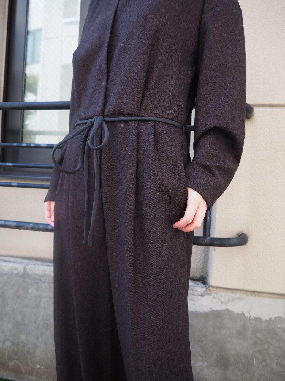 (23ｰ100)||pimpandhost imagesize:960x1280 28 seya.】TORSHAVN COLLARLESS JUMPSUIT | CIENTO BLOG