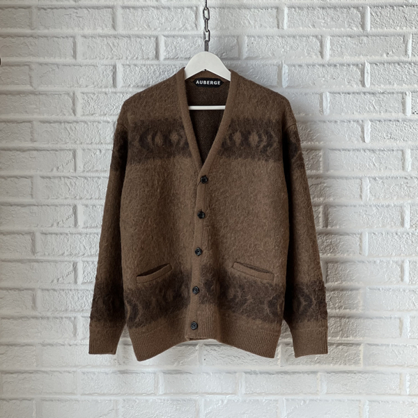 直売卸値 AUBERGEオーベルジュBASQUIATバスキア モヘヤカーディガン 