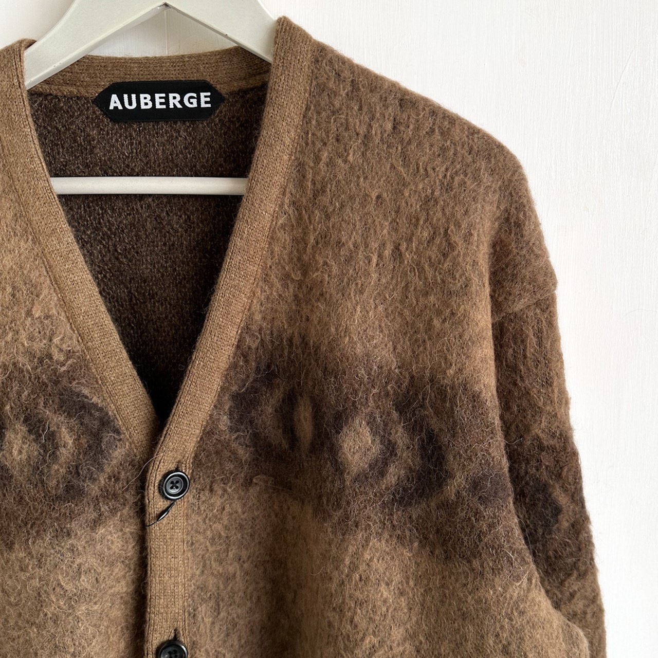 AUBERGEオーベルジュBASQUIATバスキア モヘヤカーディガン AUBERGE 