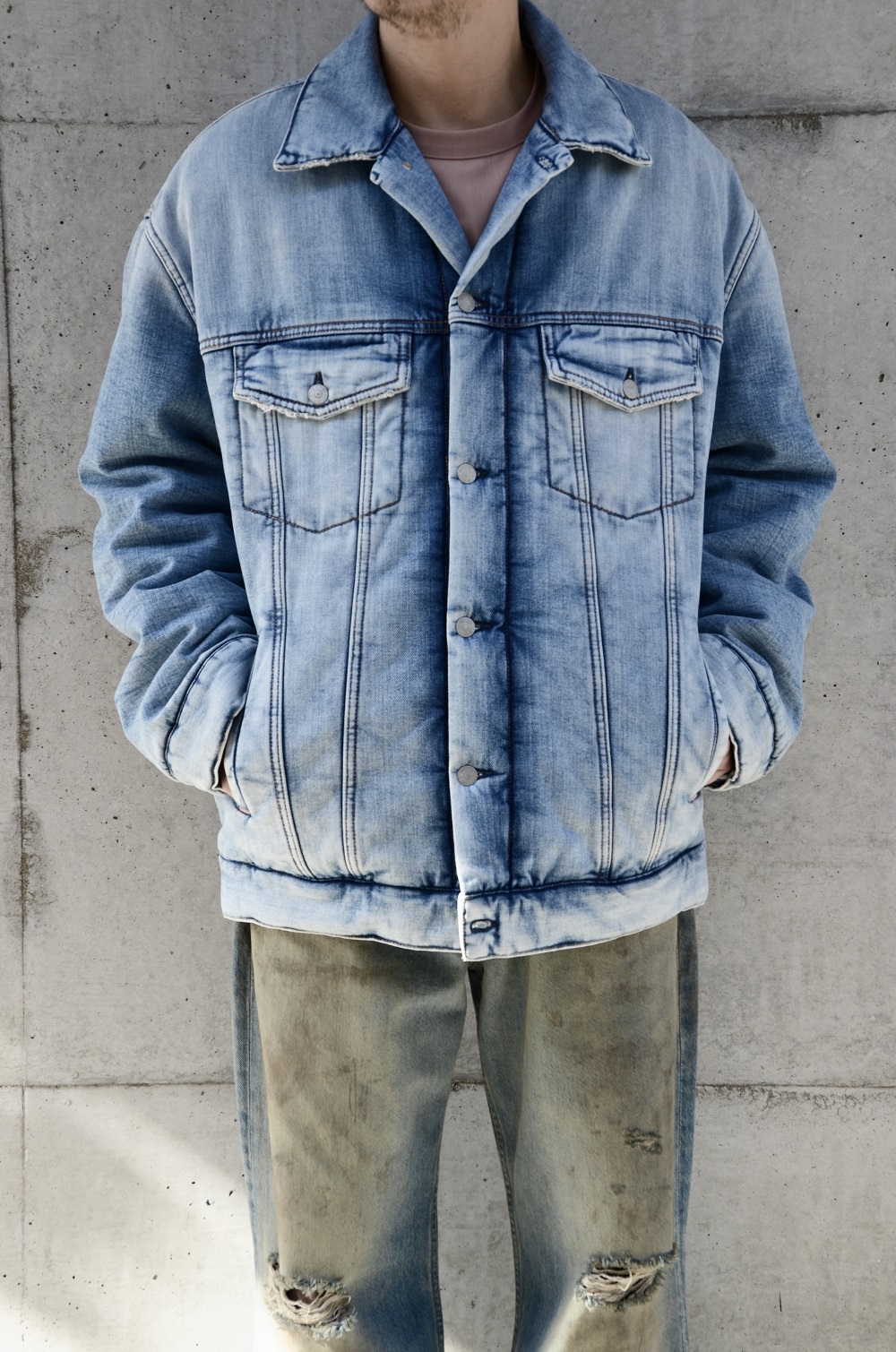タマ22AW Acne Studios パテッドツイードジャケット 22AW Acne Studios パテッドツイードジャケット