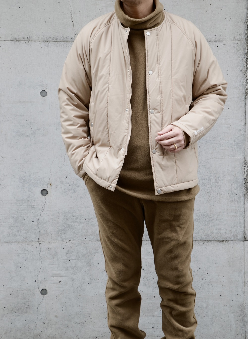 nonnative ノンネイティブ DWELLER TURTLE NECK PULLOVER POLY FLEECE POLARTECⓇ HIKER EASY PANTS POLY FLEECE POLARTECⓇ