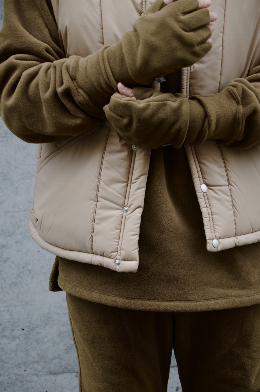 nonnative ノンネイティブ DWELLER TURTLE NECK PULLOVER POLY FLEECE POLARTECⓇ HIKER EASY PANTS POLY FLEECE POLARTECⓇ