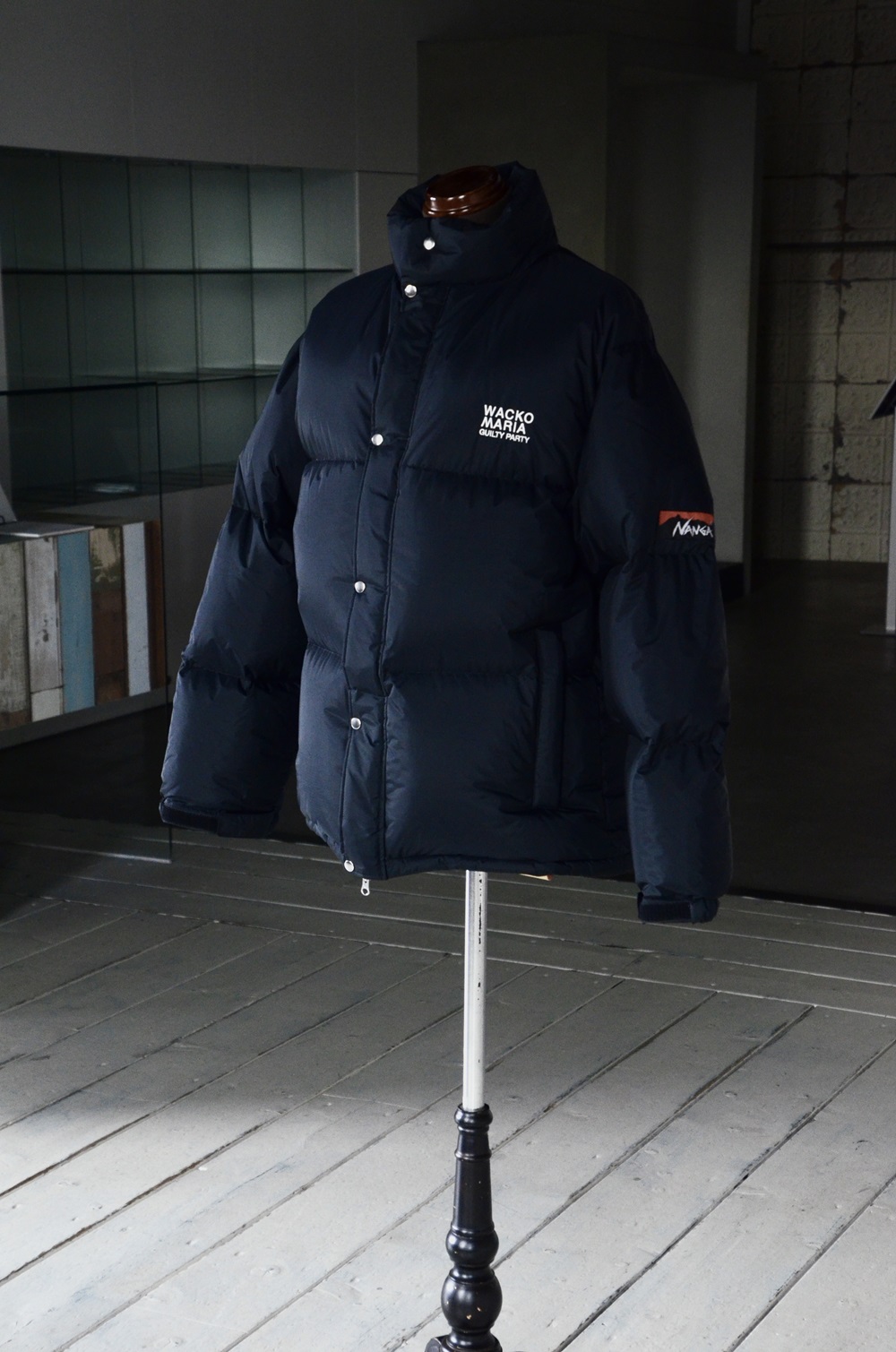 WACKO MARIA×NANGA 2023AW DOWN JACKET ダウンジャケット ブラック 