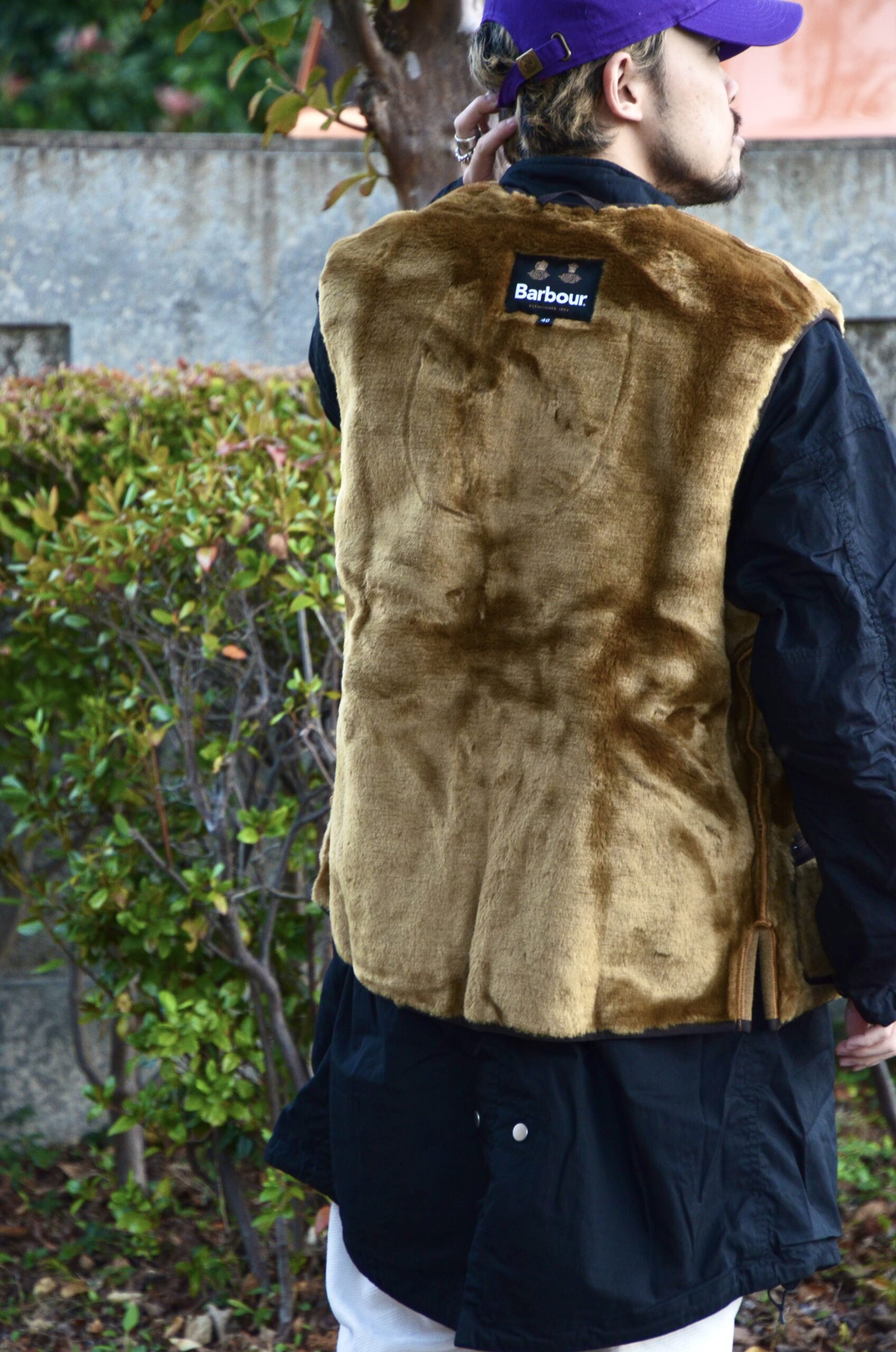 Barbour】バブアーのフロントジップファーライナーベスト