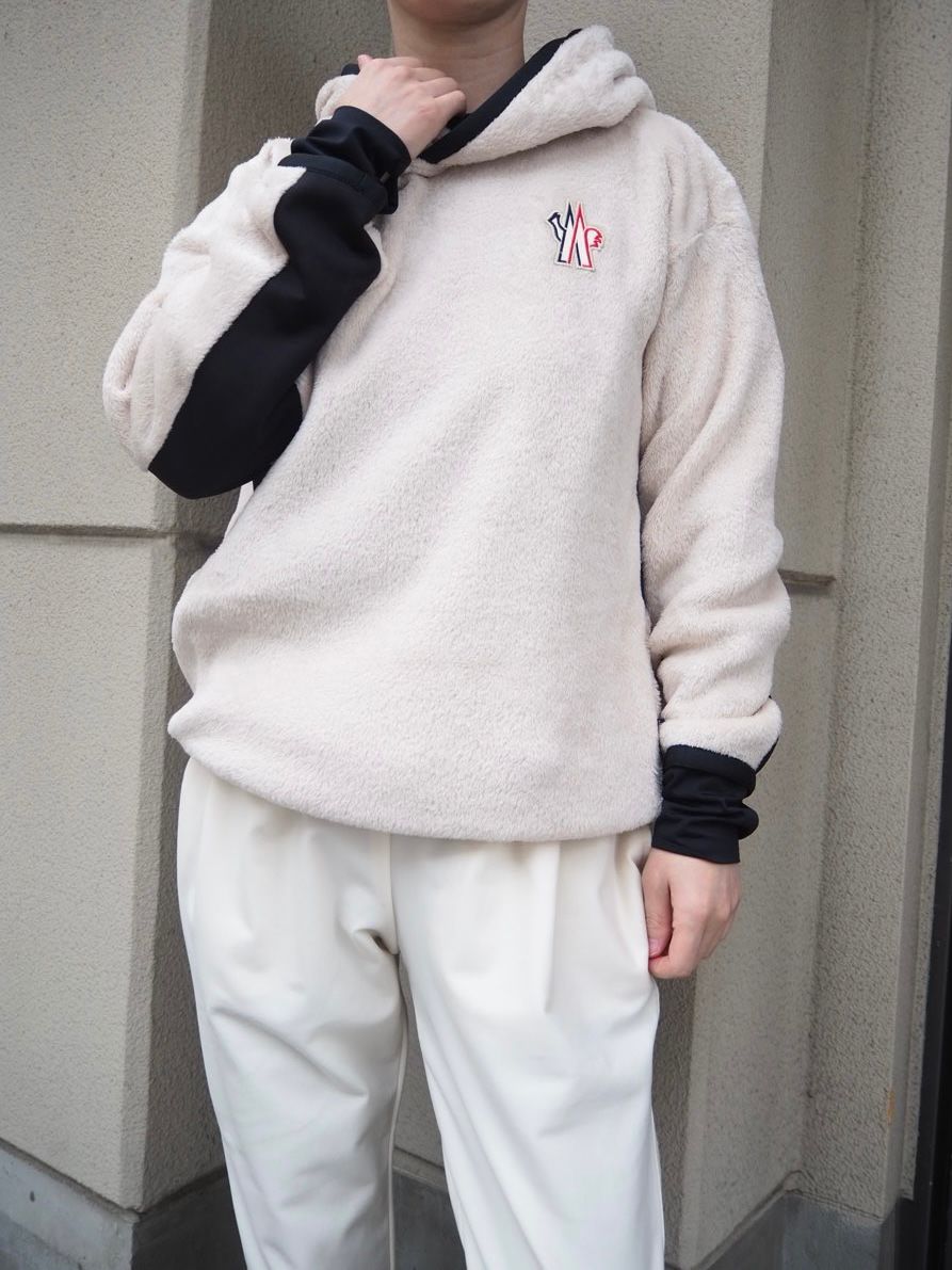 35 MONCLER グレー トリコロールラインスウェット size L モンクレール