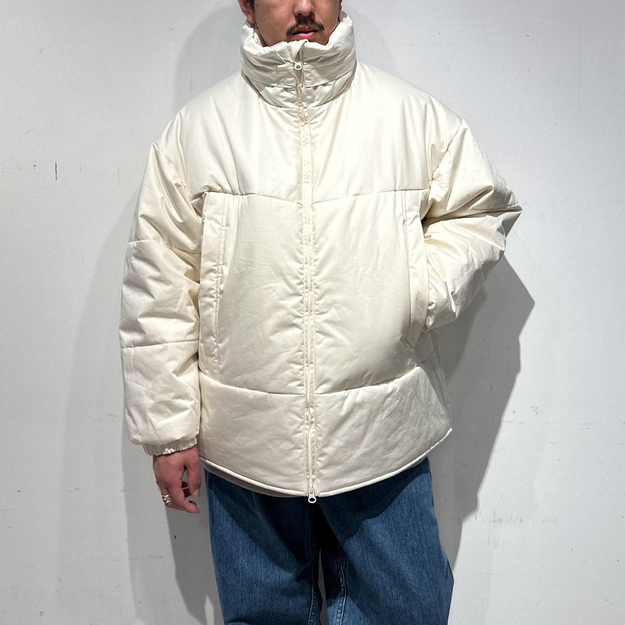 THE NORTH FACE ベージュ ダウンジャケット WM nanamica THE NORTH FACE ベージュ ダウンジャケット WM nanamica THE NORTH